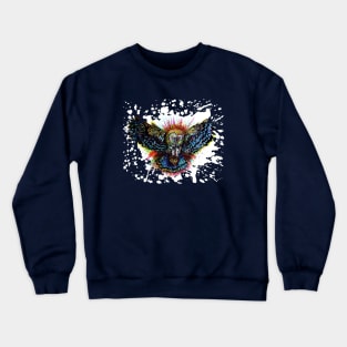 Color Barn Owl Crewneck Sweatshirt